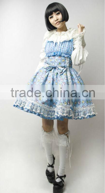 China supplier unique design decadent gothic rock wear clothing Q-108