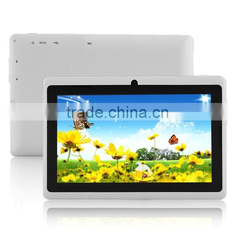 White With GPS WIFI Bluetooth Phone For Android 4.4 Core 7 inch Tablet PC