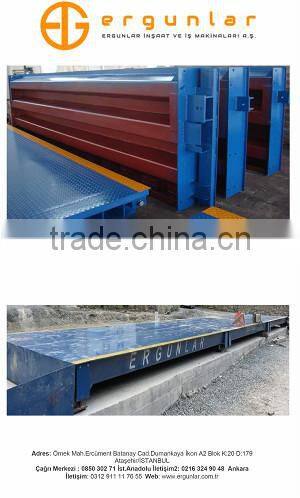 Big Campaign from Ergunlar Construction Inc. for 2016 - 3 X 18 MT Electronic/Digital/Steel Platform Truck Scale/Weighbridge