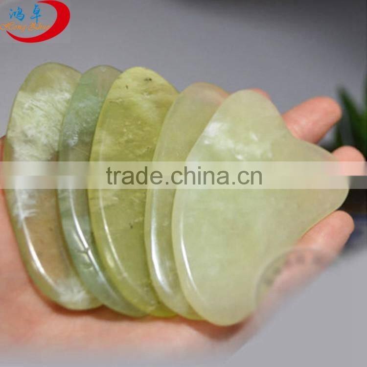 jade facial massager skin care gua sha board
