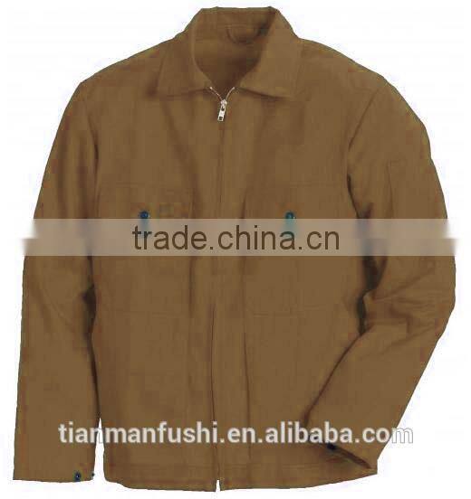 2015 Decent Anti Flame Proban Work Jacket Custom-made Quality Cheap Working Jacket Workwear Uniform