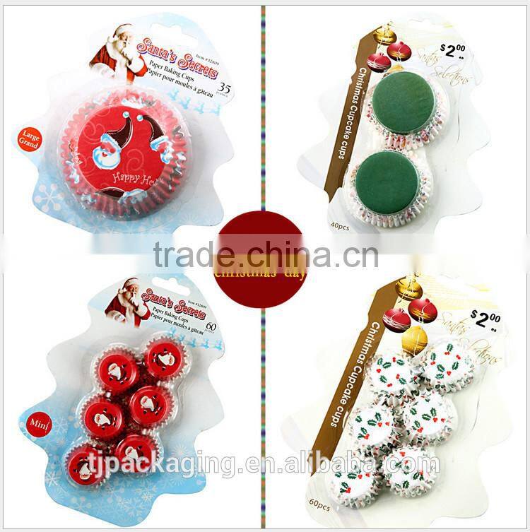 Cupcake cup with PVC holder pack / baking cake cups