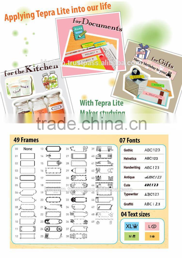 Tepra Lite - Light label printing machine for office