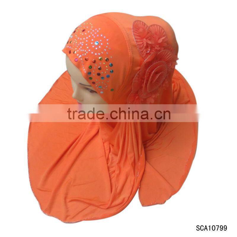 2014 new style fashion islamic muslim scarf blue fresh spring scarf
