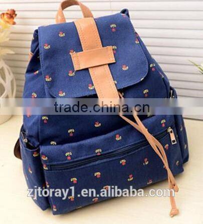 China new style lovely girls school backpack bag