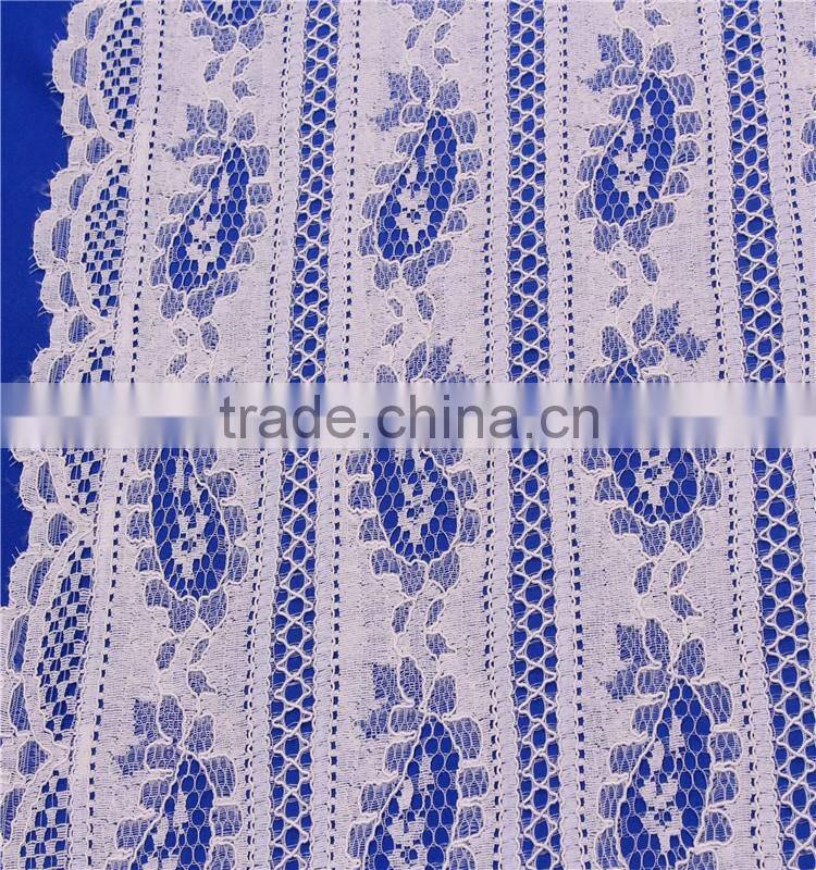 Venice cotton cord lace trim for ladies dress