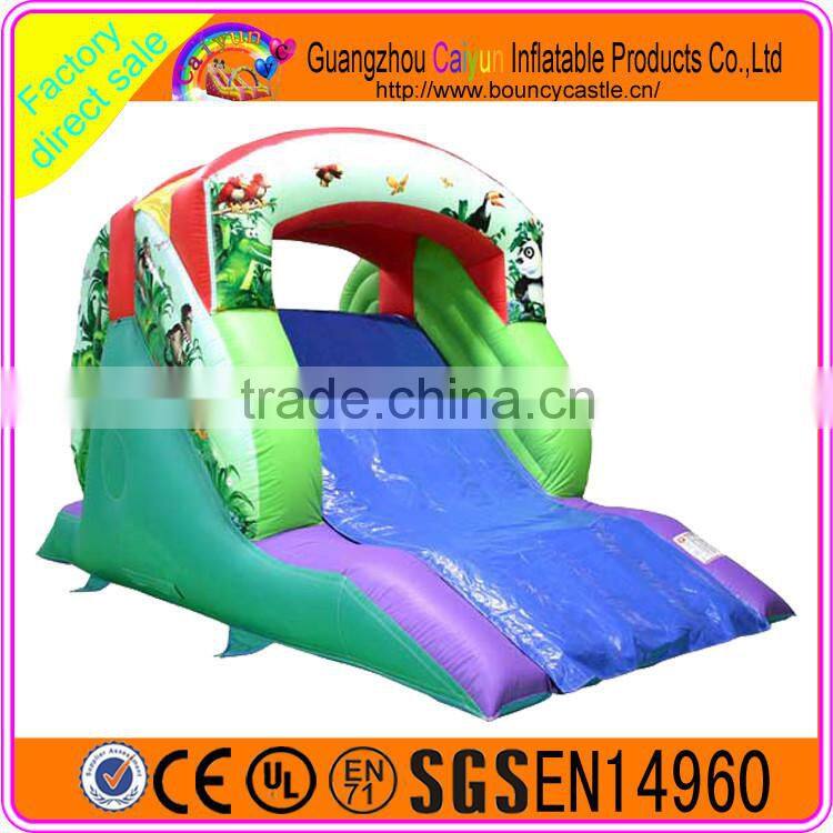 Mini size inflatable dry slide backyard
