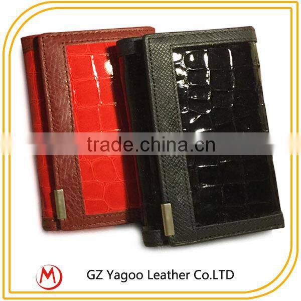 Colorful Women Croco Skin Ladies Small Purse Wallet