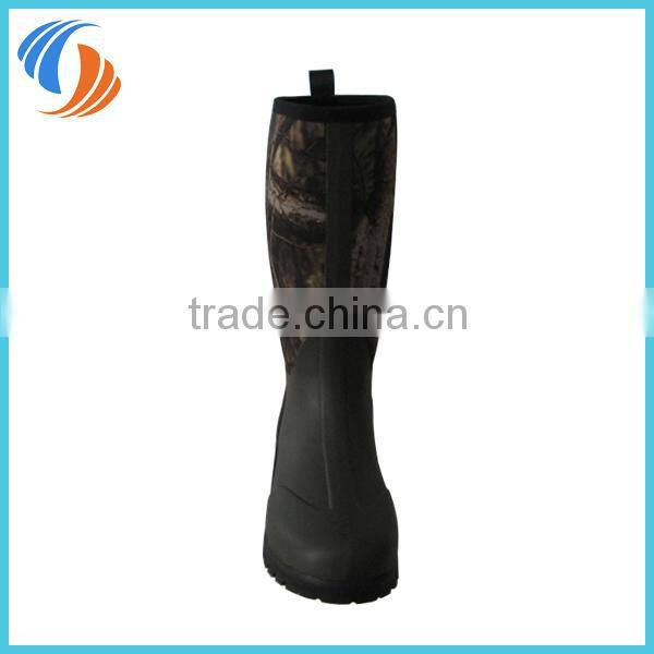 New Neoprene Printing Non-patented Hunting and Fishing boots Rubber boots