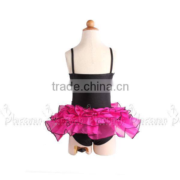 multicolored child dance costumes dance dress BR053