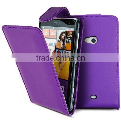 Leather flip mobile phone case cover for Nokia lumia 625