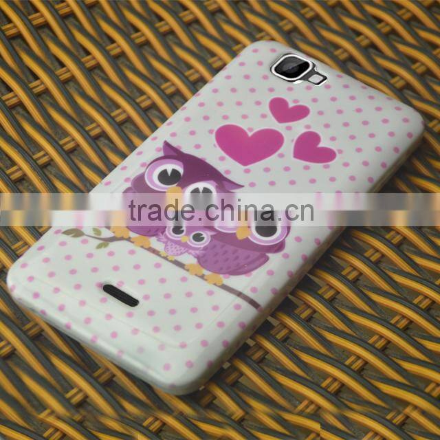 high quality print soft silicon tpu Case for Wiko Rainbow 4G