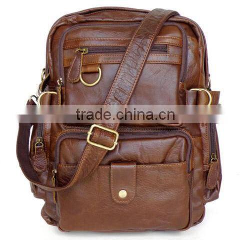 LQ 2014 Fashion Leather Vintage Backpack
