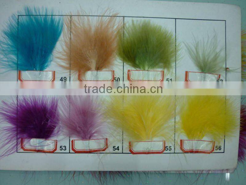 multi colored dance costume marabou feather fan LZJXM00865