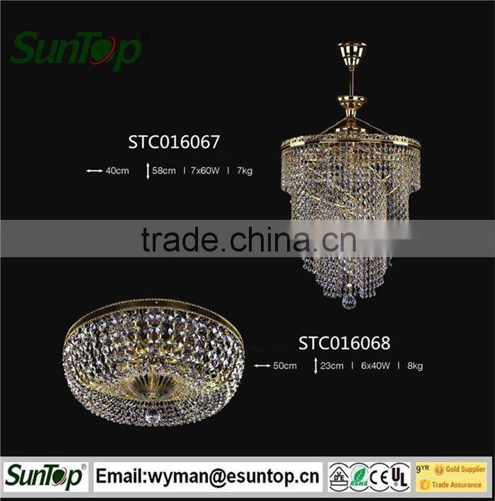 2016 home decoration led crystal chandelier has CE/Rohs/UL/SAA
