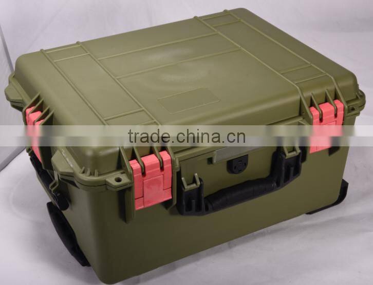 Hard Waterproof Case With Wheels For Equipment