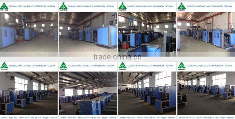 4 cavity semi-auto blow molding machine