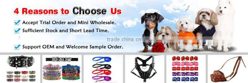 Wholesale Halloween Pumpkin Dog Pet Hair Bow With Rubber Bands