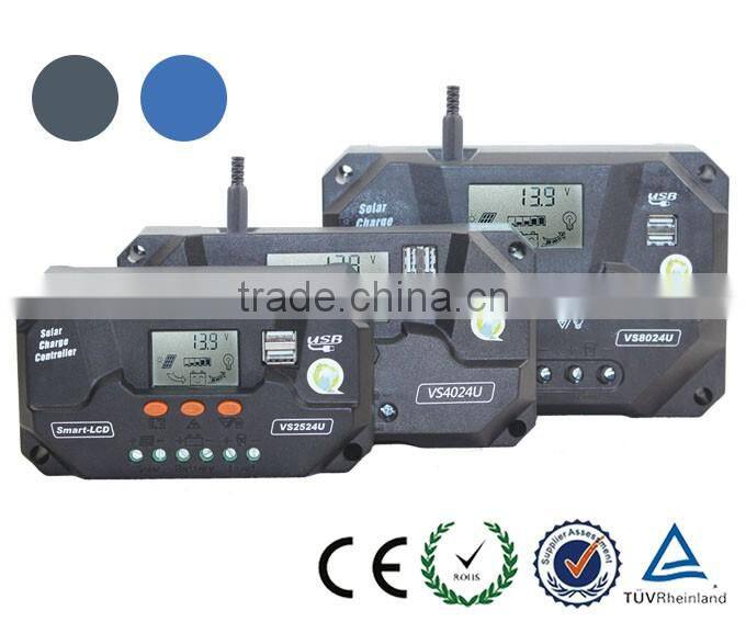 solar panel controller 12V 24V auto for charging battery most popuplar