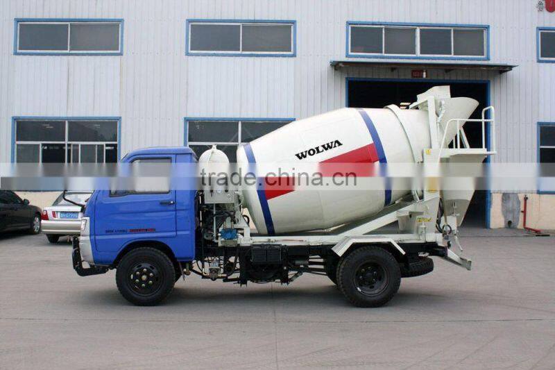 China made concrete mixer truck 2CBM mixing volume