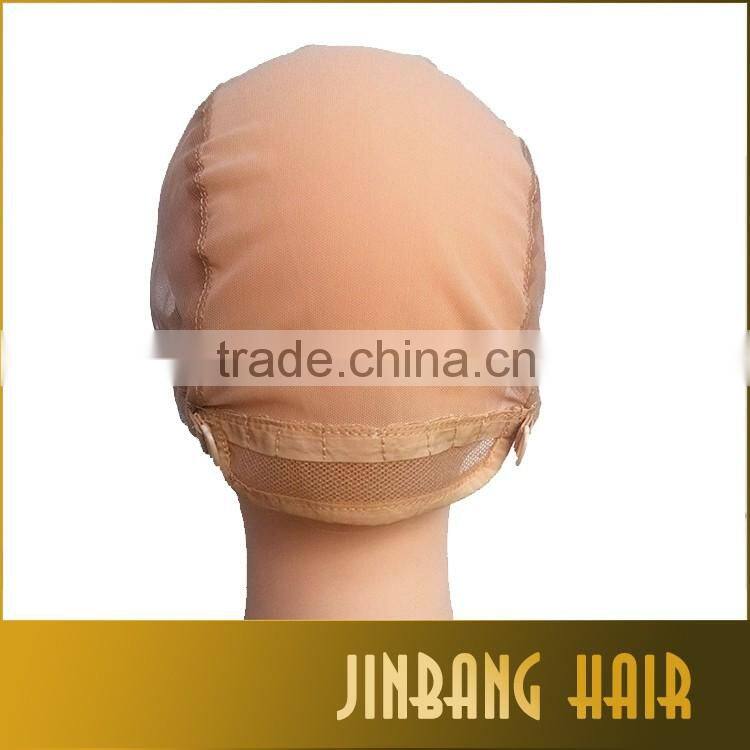 2016 New Premium human hair brazilian front lace wig caps for making wigs
