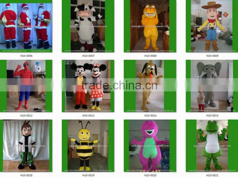 2015 lovely animal mascot costume / kids popular mascot costume for sale