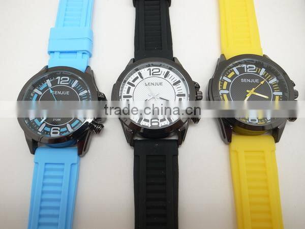 China silicone cheapest wrist watch for men