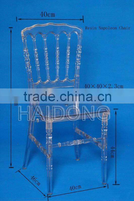 High-Quality white Resin Napoleon Chair