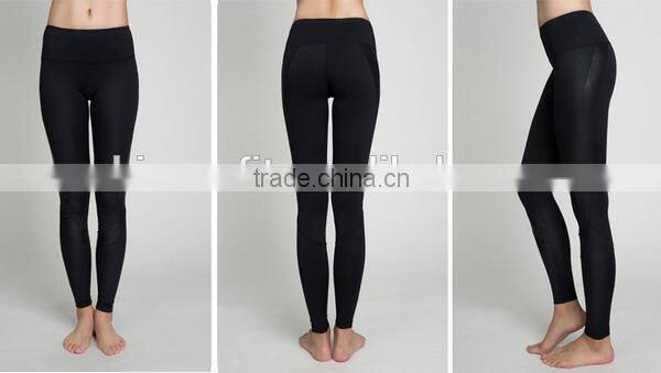 Women Mesh Clothing Sexy Breathable Leggings With Pockets