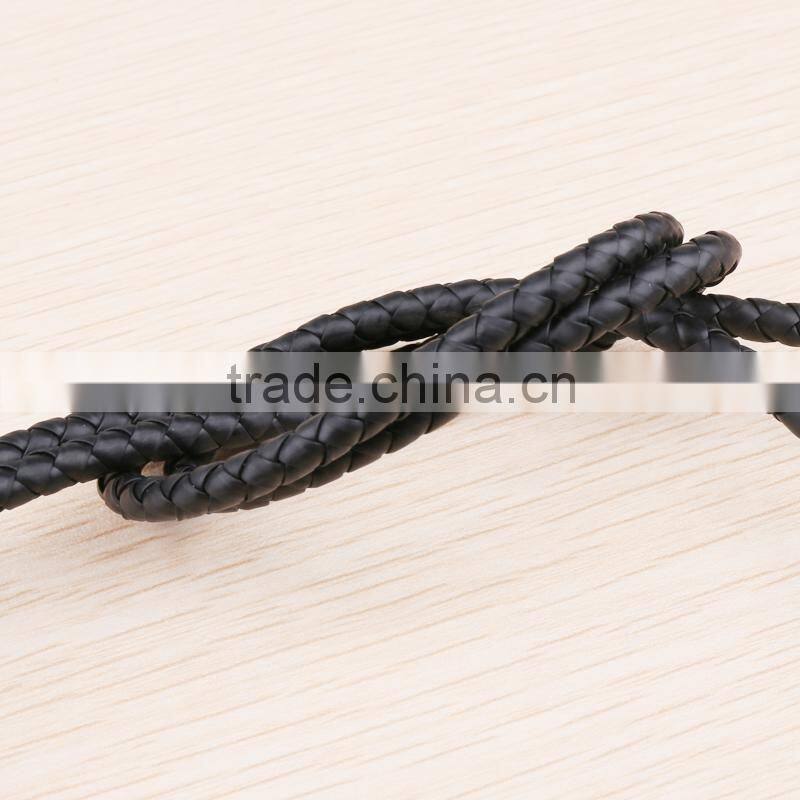 New Arrivel Wooden Shell USB Cable Round Leather Charging Cable For iphone5/5S/6/6Plus/ipad Date Cable