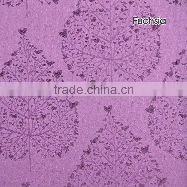 100% polyester piece dyed jacquard fabrics for curtains