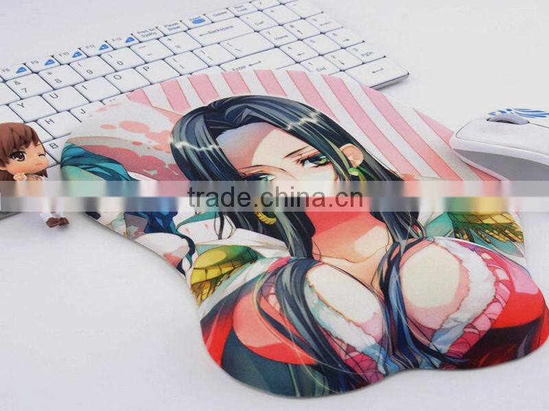 Customized 3D gel breast mouse pad