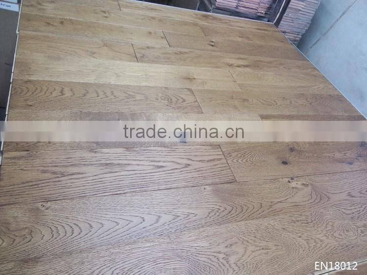 Handwork Wax Oil Oak Engineered Wood Flooring Best Prices