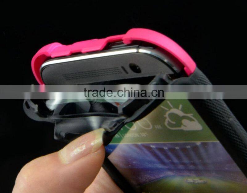 Hybrid Shock Proof Silicone Mobile Phone Case For HTC M8