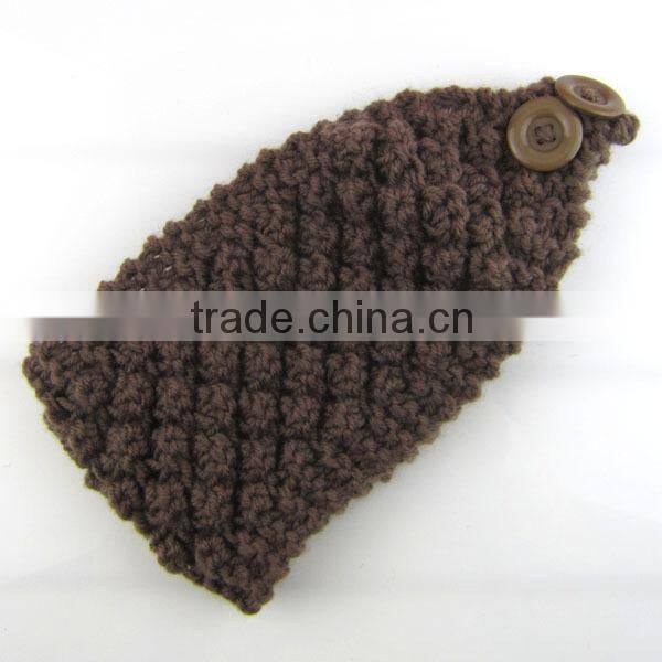 crochet corn pattern girl hair tie