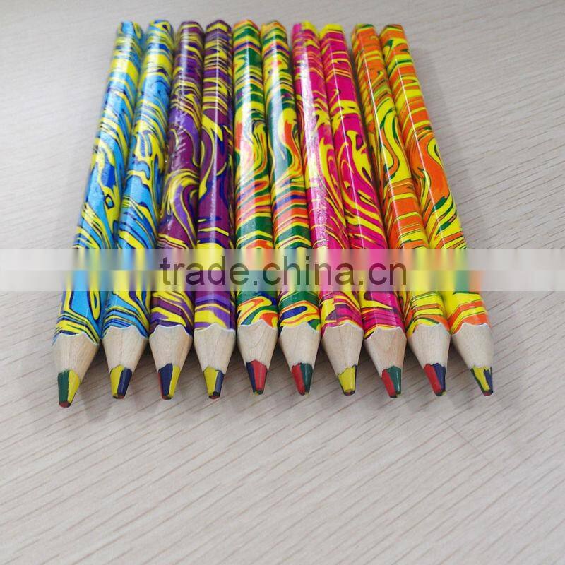 7" jumbo size high quality 5.0mm rainbow color lead rainbow color pencil