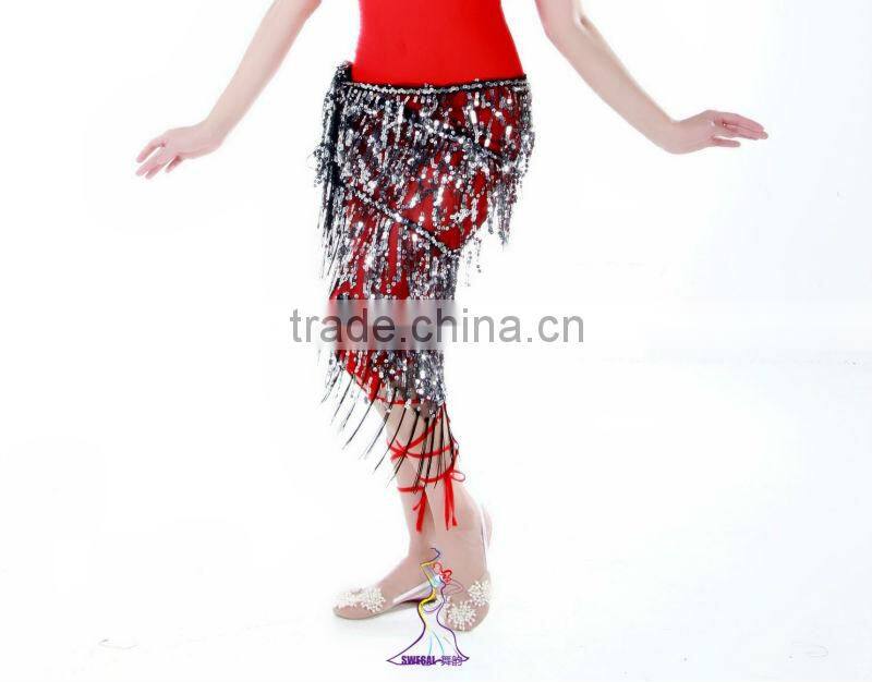 SWEGAL wholesale belly dance hip scarves,belly dance hip belt,turkish belly dance costume SGBDJ13071