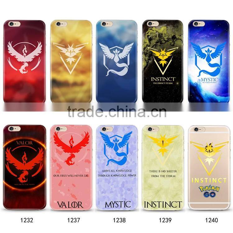 transparent pokemon go phone case cover for i phone 6s pokemon for iphone 7 pokemon for samsung egS7 S5 S6 edge