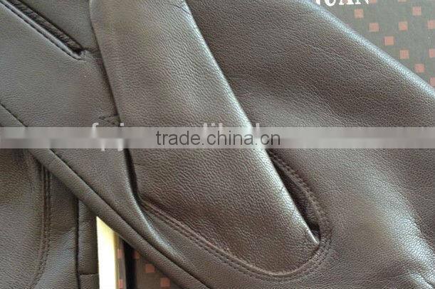 men's brown glvoes motociclismo