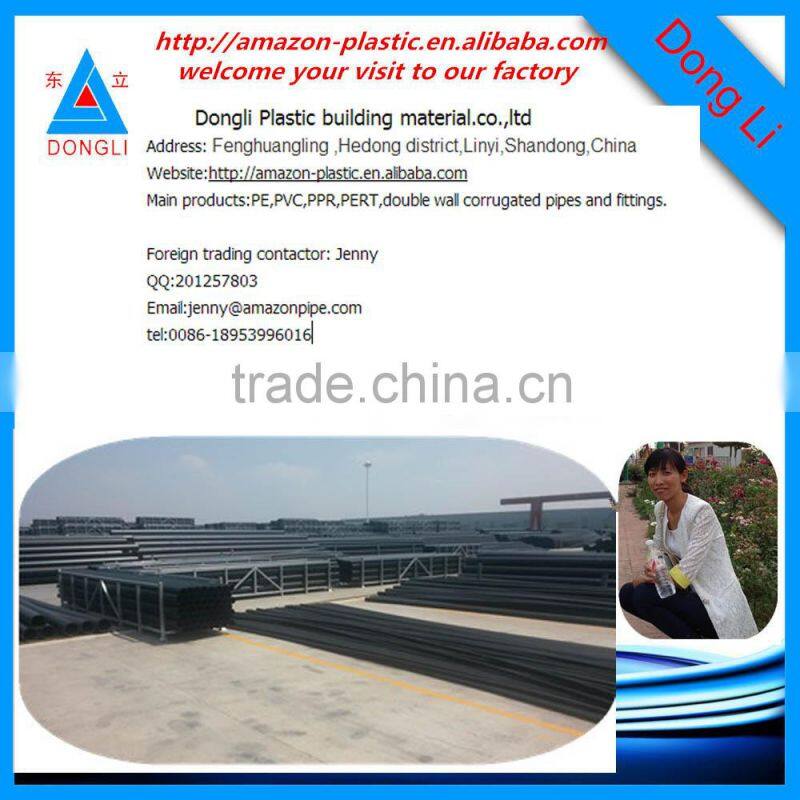 SN8 Socket joint Corrugated HDPE Pipe