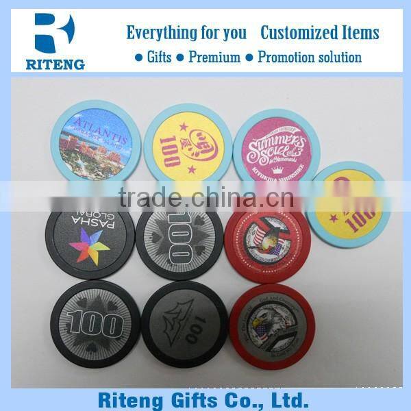 Factory Customized Personalized Unique Poker Chips