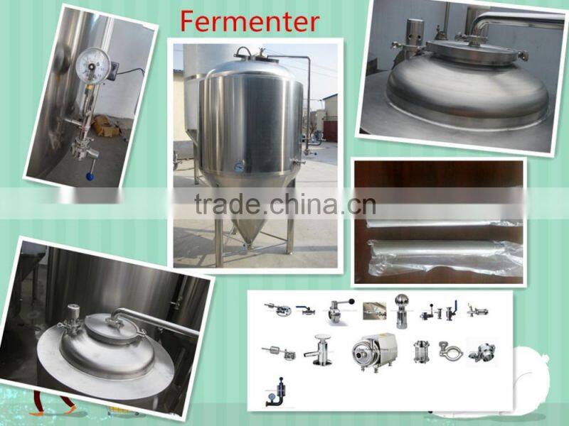 100L draught brewery system, microbrewery equipment