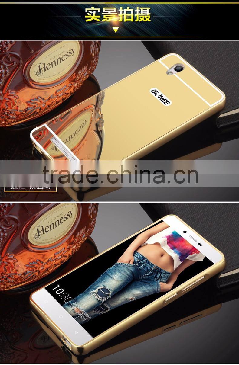 Samco Luxury Air Aluminum Metal Bumper Detachable + Mirror Hard Back Cover Case for Gionee F103