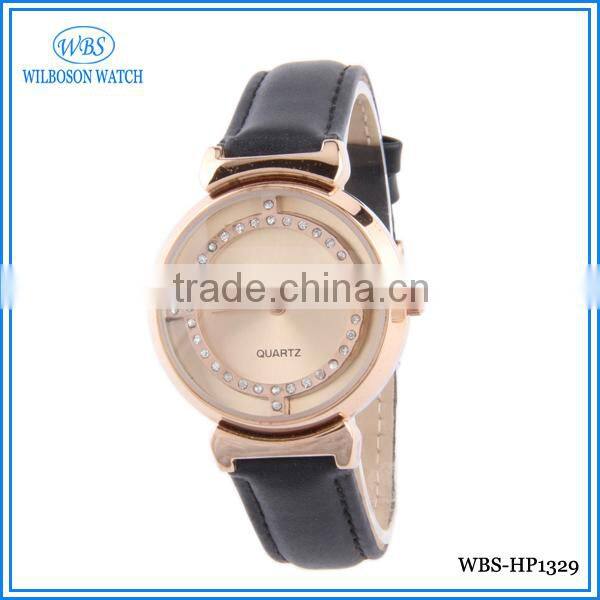 Stainless steel back miyota stone ladies watch company