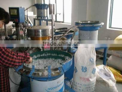 transprent red lotion pump(on-off)