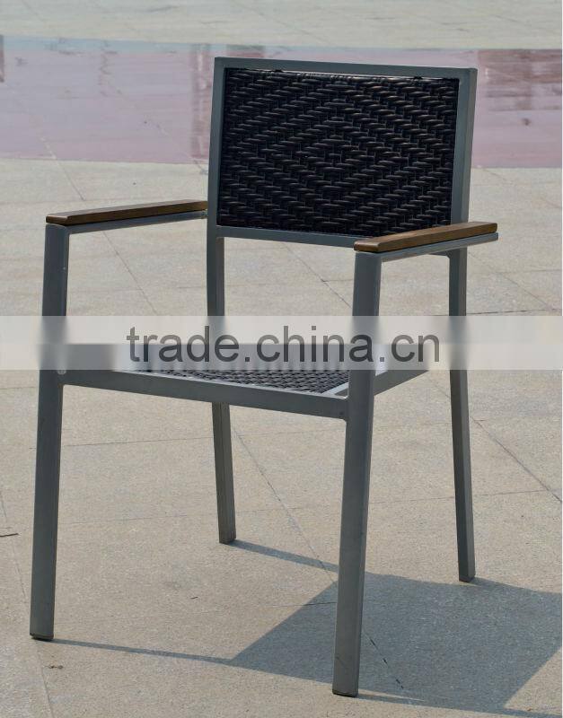 antique high back rattan hotel chair YC302