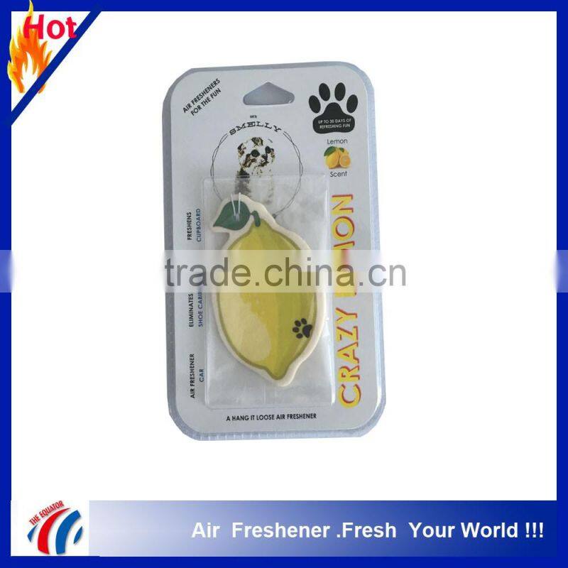 2016 Advertising Promotional Paper Air Fresheners with blister packing