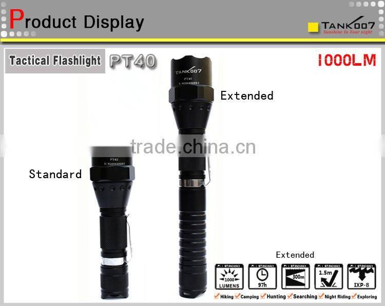 Army TorchLight PT40 1000 Lumens Tactical Flashlight