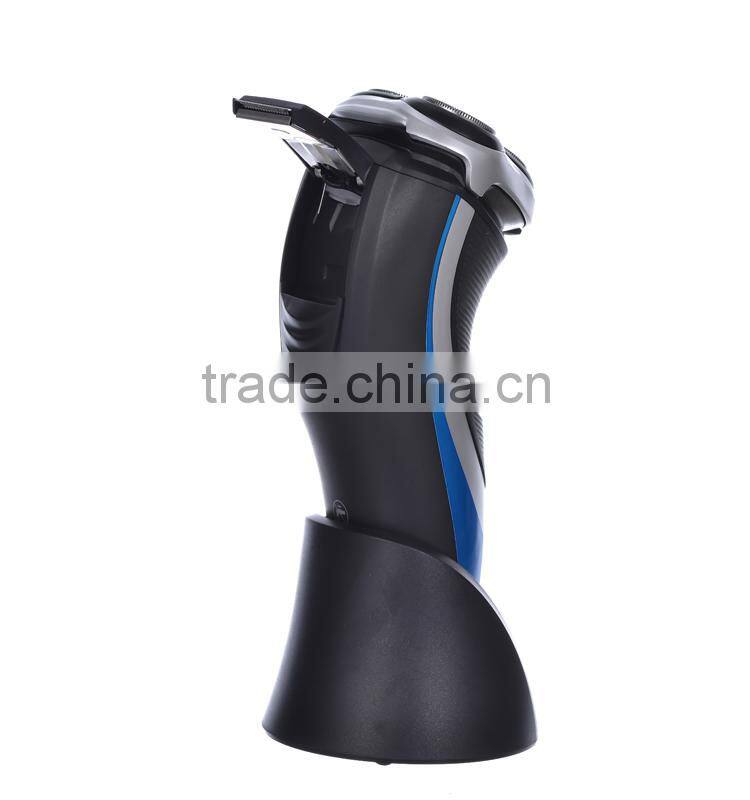 Super shaver rubble handle triple blade shaver for male