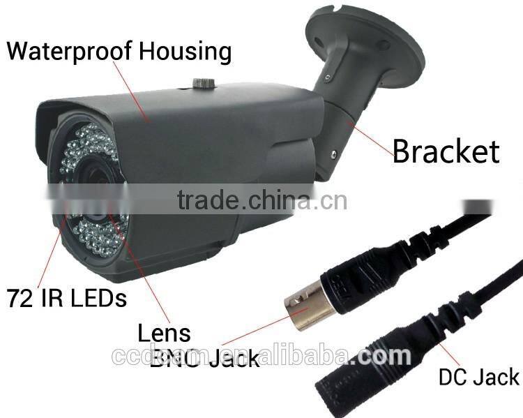 720P HD TVI Camera Digital Surveillance 2.8-12mm Varifocal Lens Megapixel 60M IR Night Vision Camera in Security